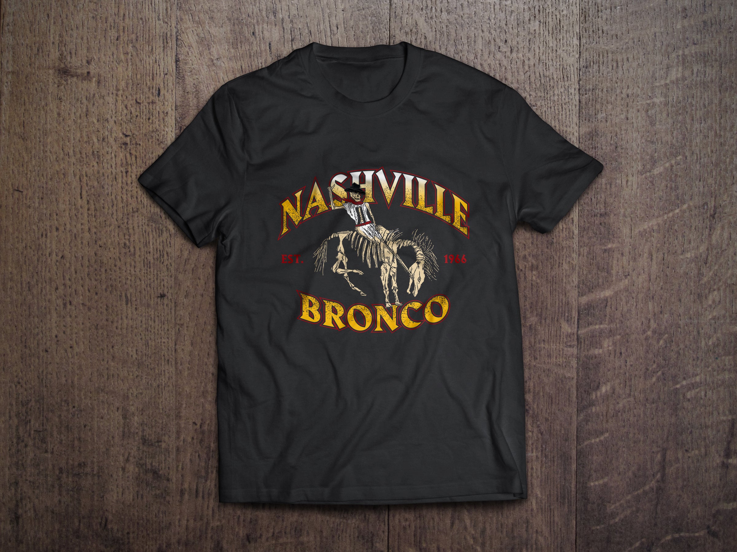 Ford One Wild Horse Vintage Bronco T-Shirt XL Tan